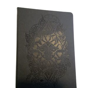 Black Weekly Agenda Task Journal Undated Illumicrate